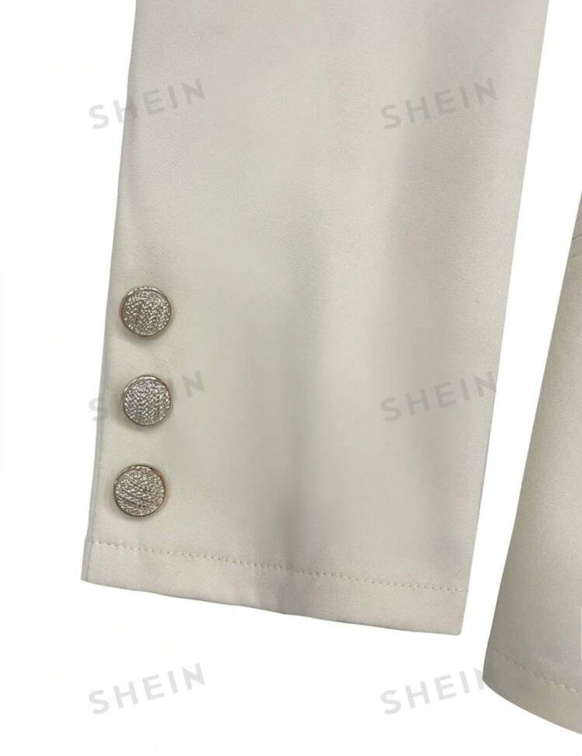 SHEIN Raffinéa Chaqueta blazer de ajuste regular de un solo pecho con bolsillos con solapa para mujer