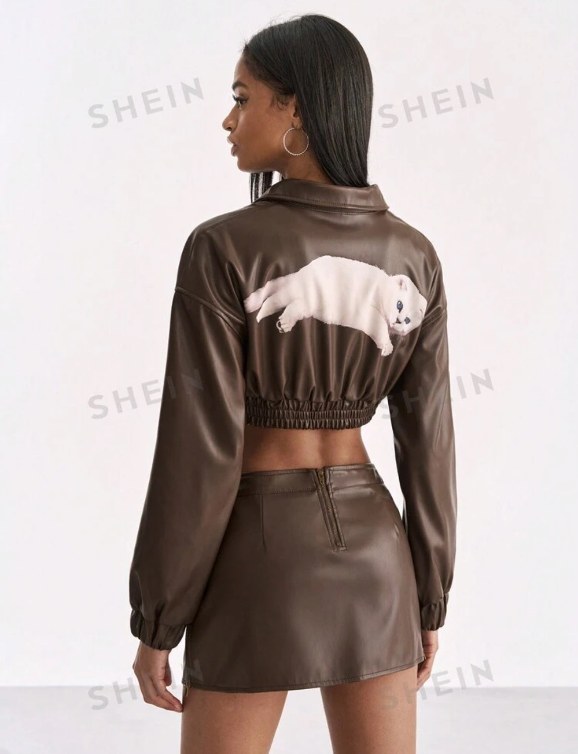 MUSMIN Chaqueta corta de unicolor de manga larga para mujer, diseñada para primavera y otoño, ropa de mujer de otoño e invierno